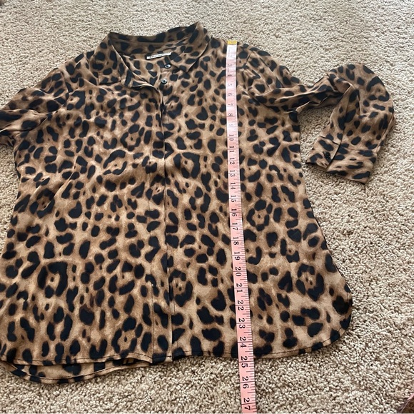 Reformation Leopard Print Button Down Shirt - Picture 7 of 8